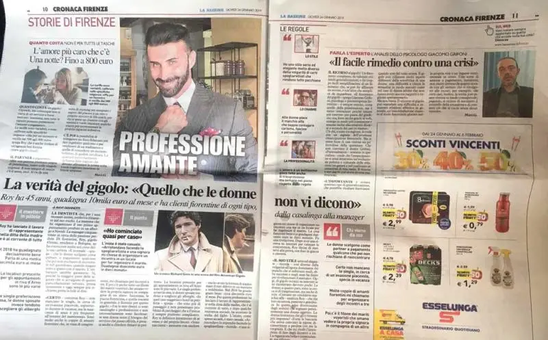 Gigolo amante a pagamento