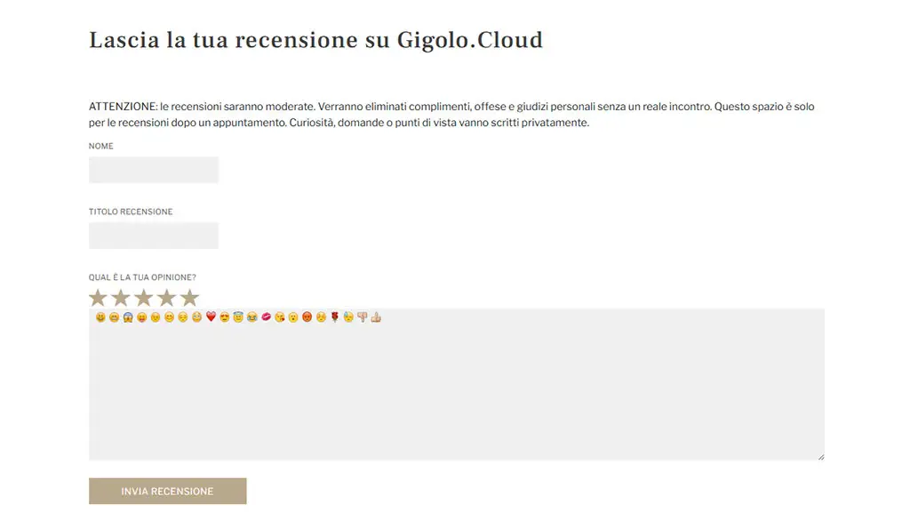 Recensioni: regole e moderazione dello spazio pubblico