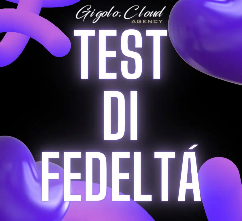 Cerco un Gigolo per una prova di fedelt&agrave; 