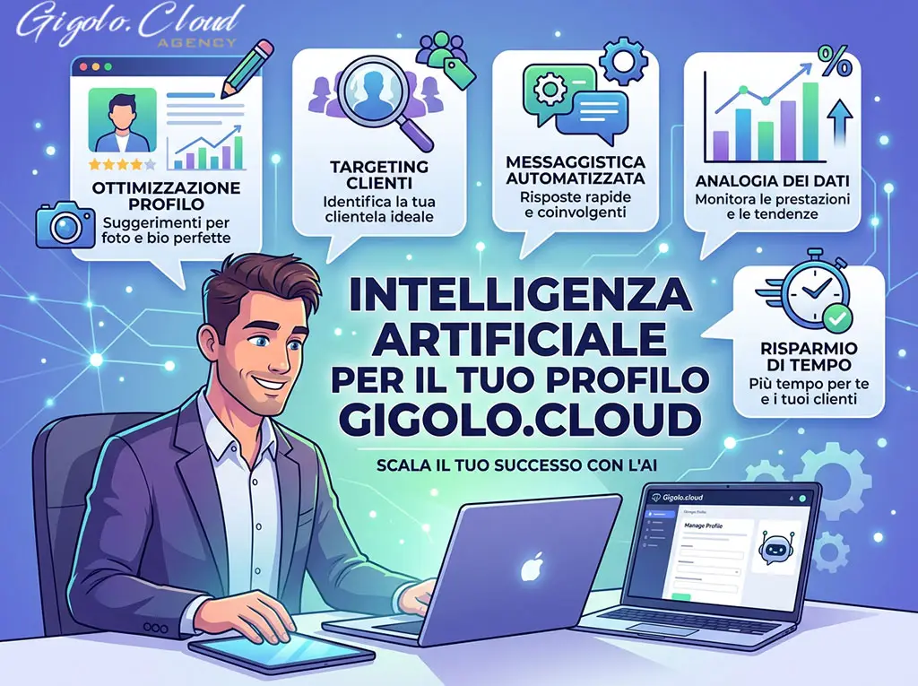 Come l'AI aiuta a creare un profilo gigolo pi&ugrave; efficace