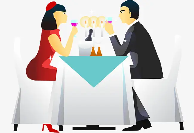 Come deve comportarsi un accompagnatore durante una cena galante